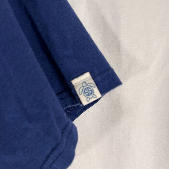 Simply Southern T Shirt Women's Small Blue Be Happy Print Short Sleeve Crew Neck - Picture 7 of 10